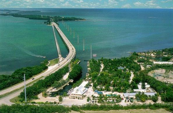 big pine key fisherman's lodge from the air