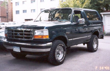 laura's 1995 ford bronco